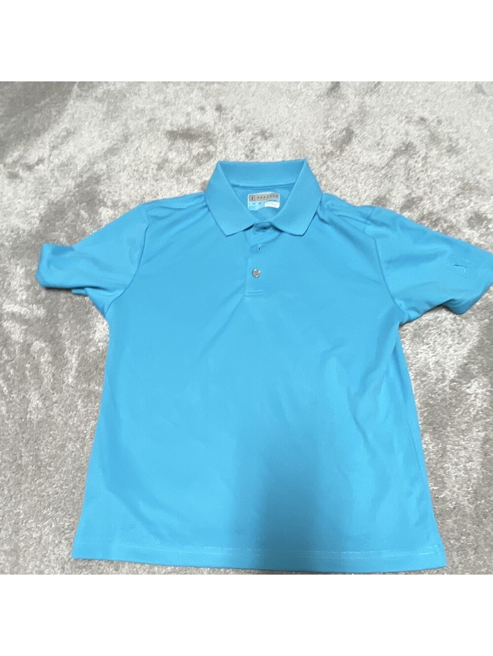 PGA TOUR Airflux Women’s Blue Golf Polo Shirt L Short Sleeve Polyester Logo